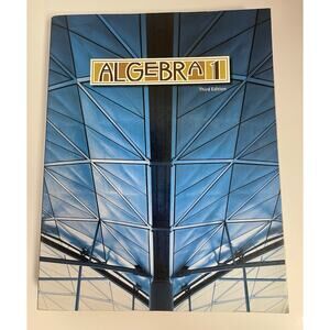 BJU Press Algebra 1, 3rd Edition, Student Textbook, Homeschool Math covered